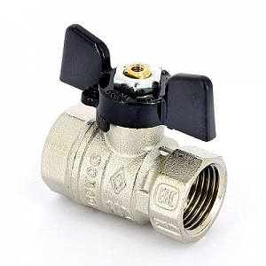 Bugatti (Arizona) Кран шаровой 1/2" ВВ (бабочка) от магазина larek.by