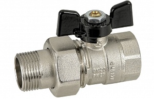 Bugatti (Arizona) Кран шаровой 1/2" ВН с американкой (бабочка) от магазина larek.by